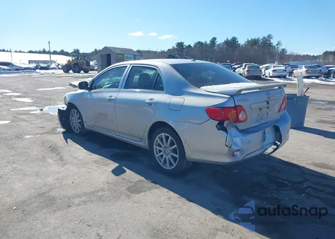 2009 Toyota Corolla Le z USA, uszkodzony, nr VIN JTDBL40E399033909
